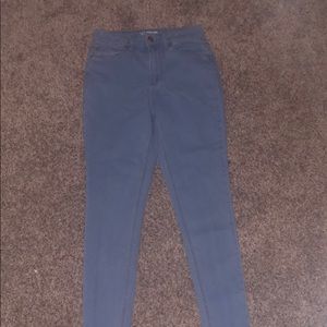 High rise skinny jeans